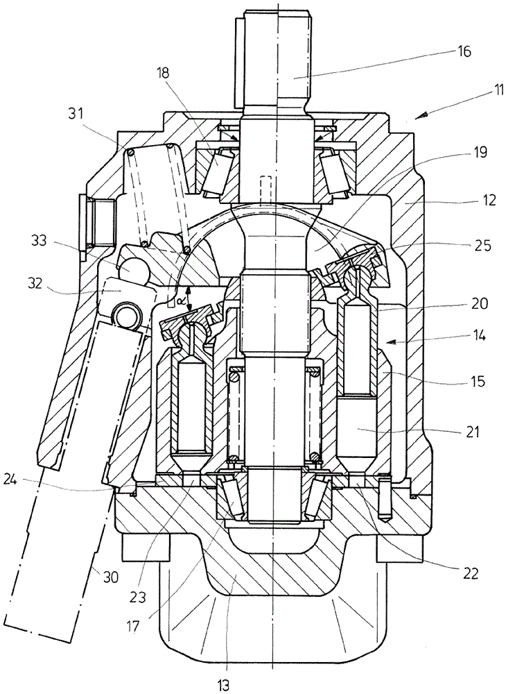 Adjustment device for a hydrostatic piston machine, and hydrostatic axial piston machine