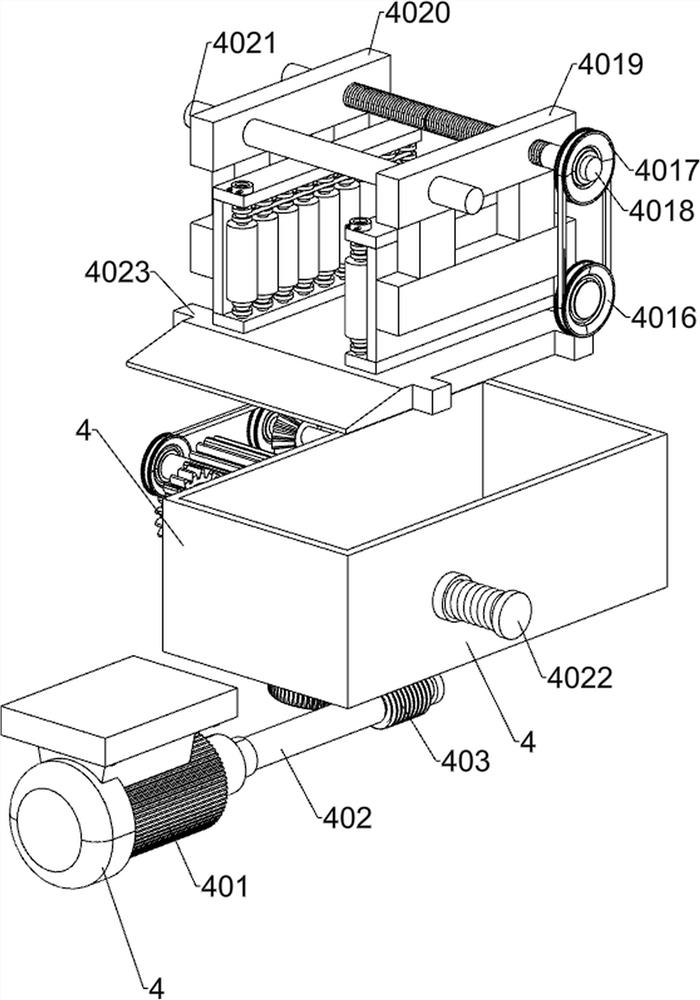 Taro petiole treatment device capable of being deeply cleaned