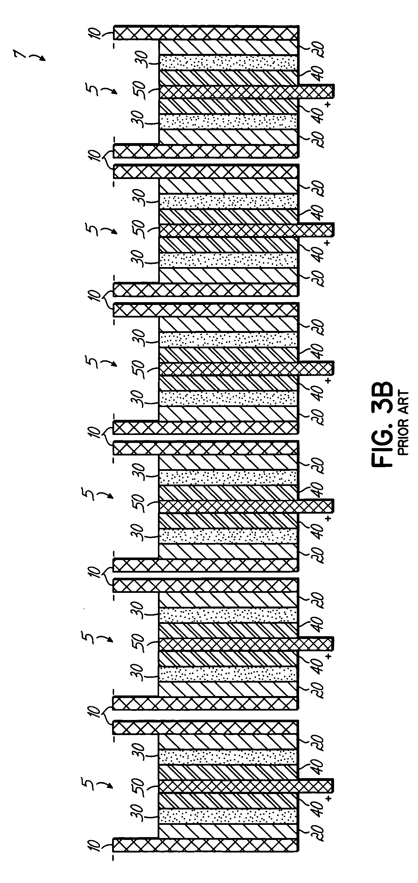 Lithium ion polymer multi-cell and method of making