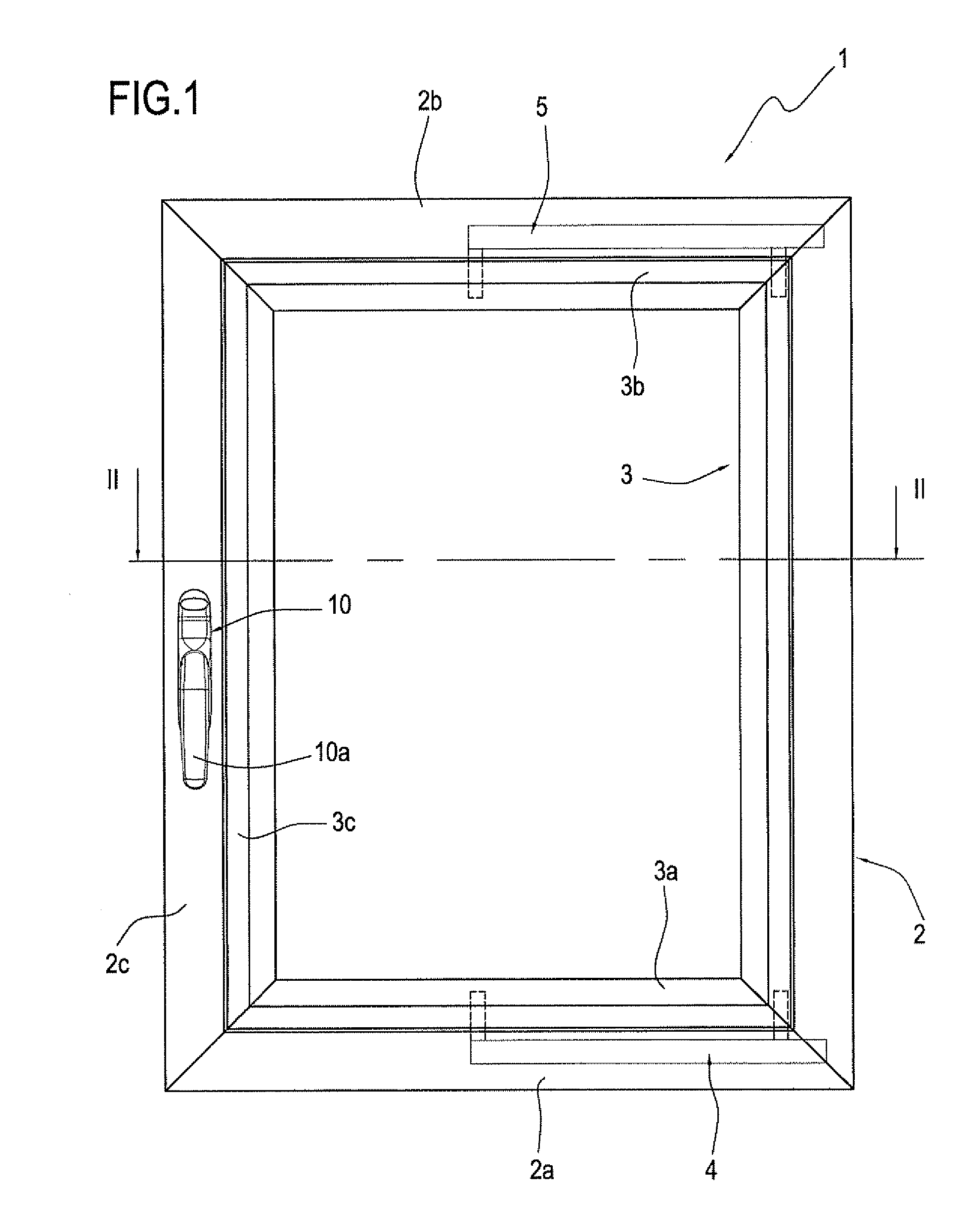 Casement window unit
