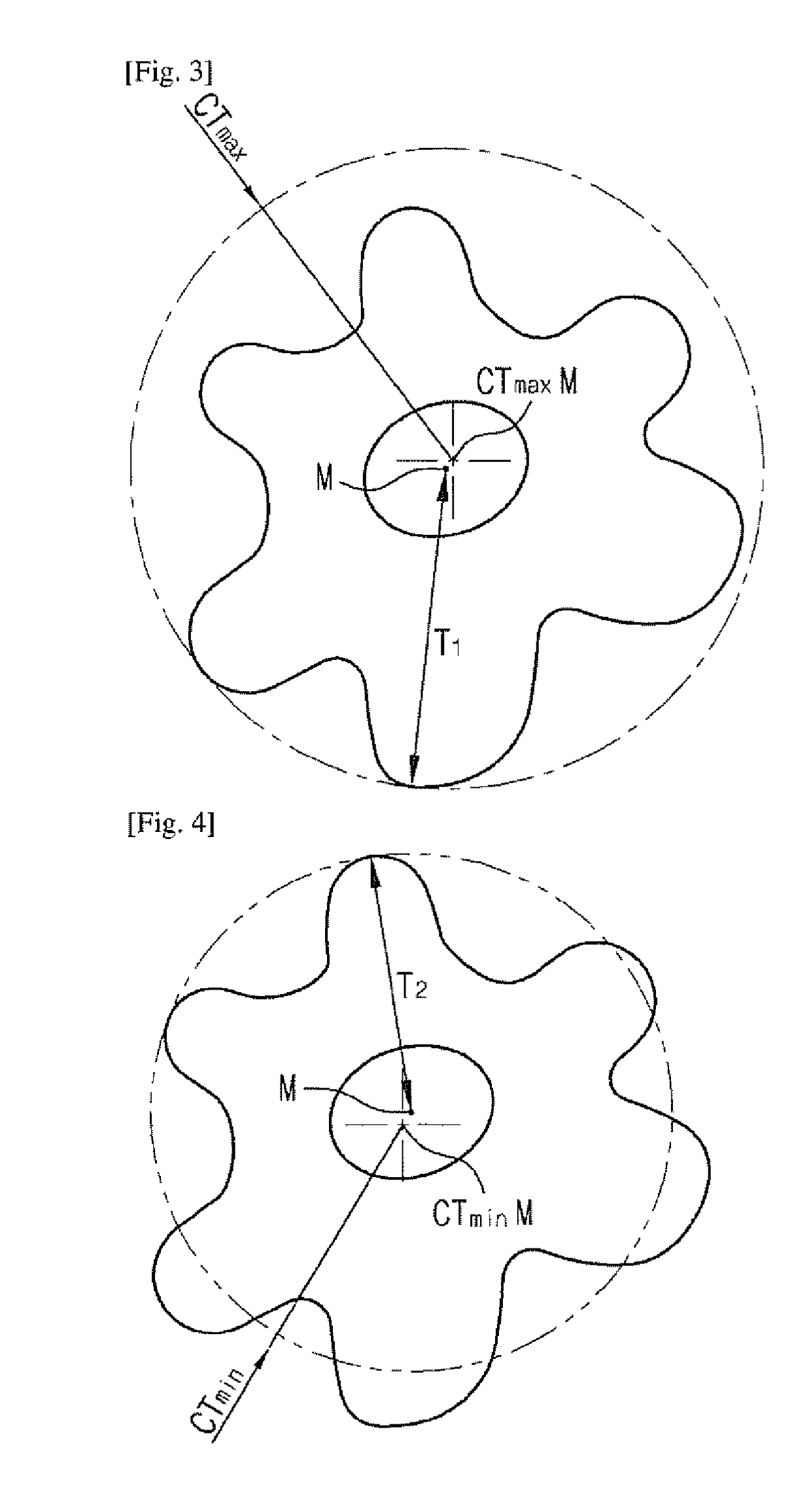 Modified cross-section hollow fiber, and fiber assembly using same