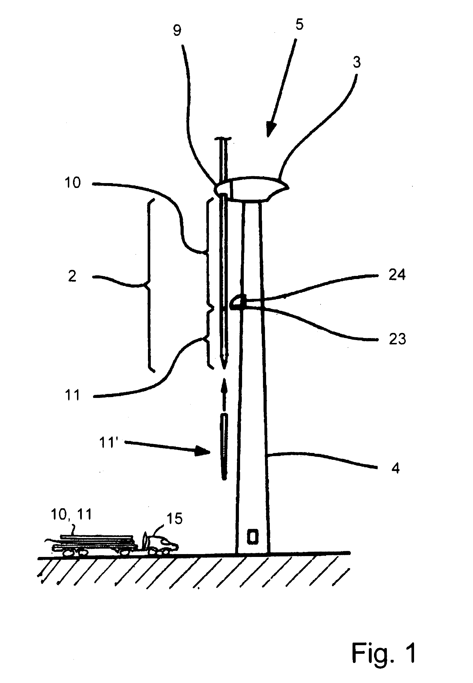 Modular rotor blade for a power-generating turbine and a method for assembling a power-generating turbine with modular rotor blades