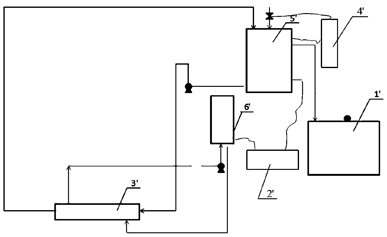 Device and method for recycling phosphorus-containing waste water generated by yellow phosphorus pressure reduction rectification vacuum system