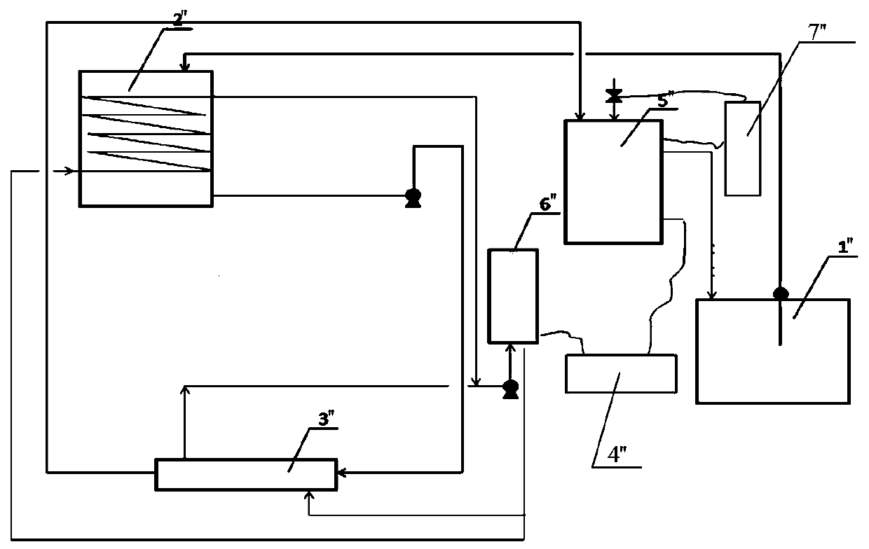 Device and method for recycling phosphorus-containing waste water generated by yellow phosphorus pressure reduction rectification vacuum system