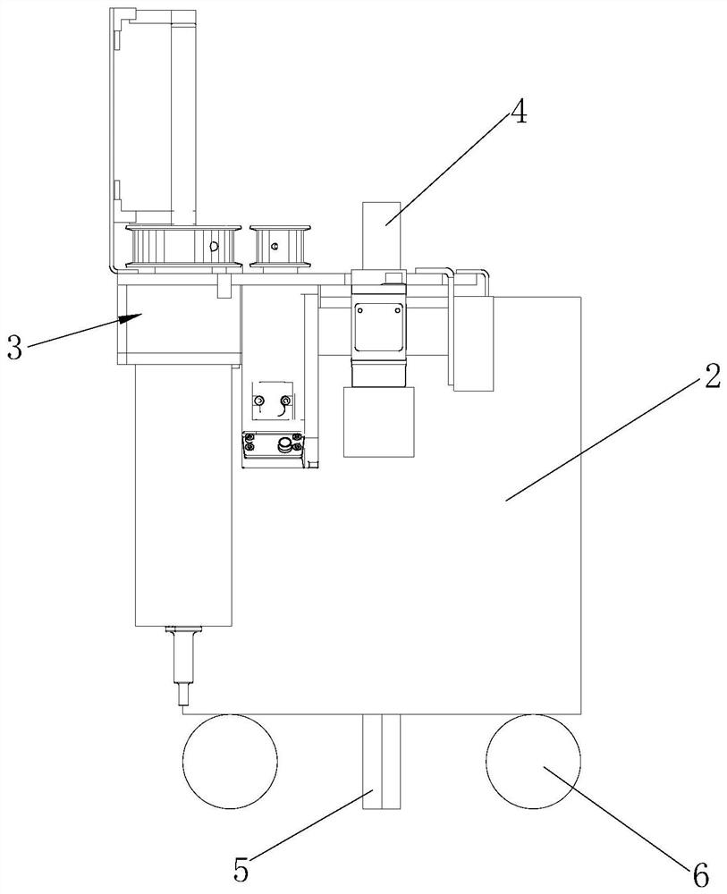 Joint filling sub-machine, joint filling workstation, joint filling system and working method of joint filling system