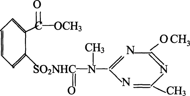 Chemical crossbred agent composition, its using method and application