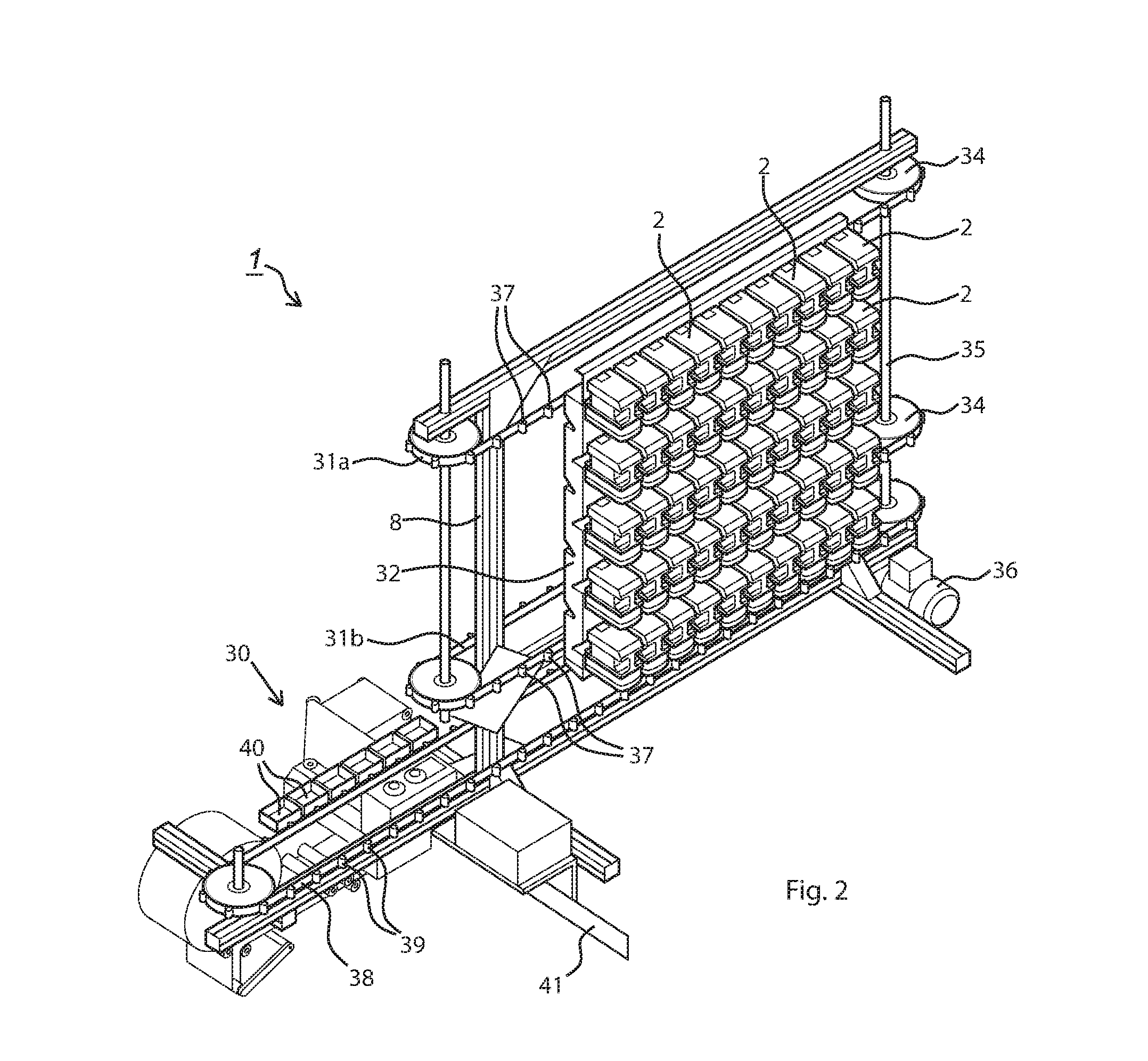 Assembly for packaging drug portions in dispensation packs and method for refilling a reservoir of a storing and metering station of a dispensing machine with drug portions