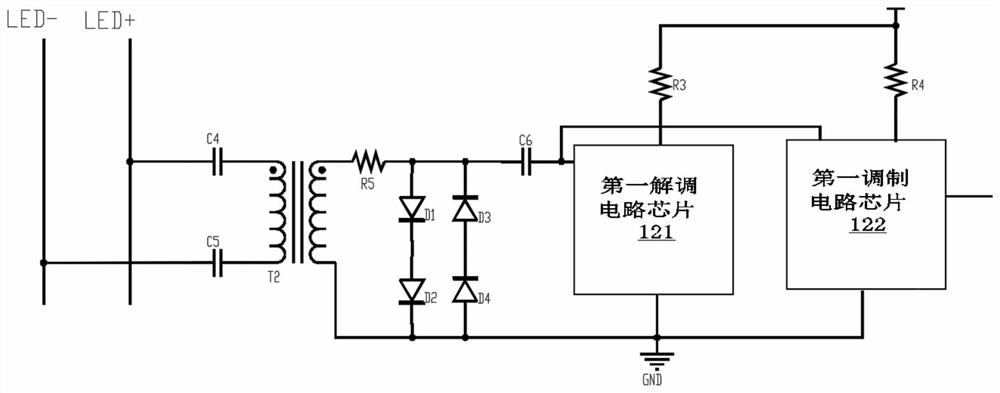 Centralized power supply type load driving method and system