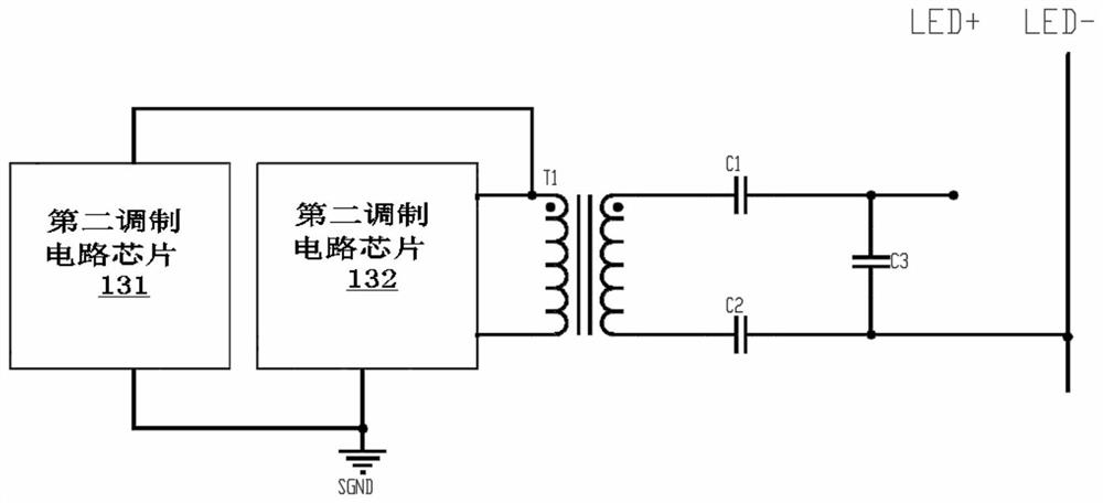 Centralized power supply type load driving method and system