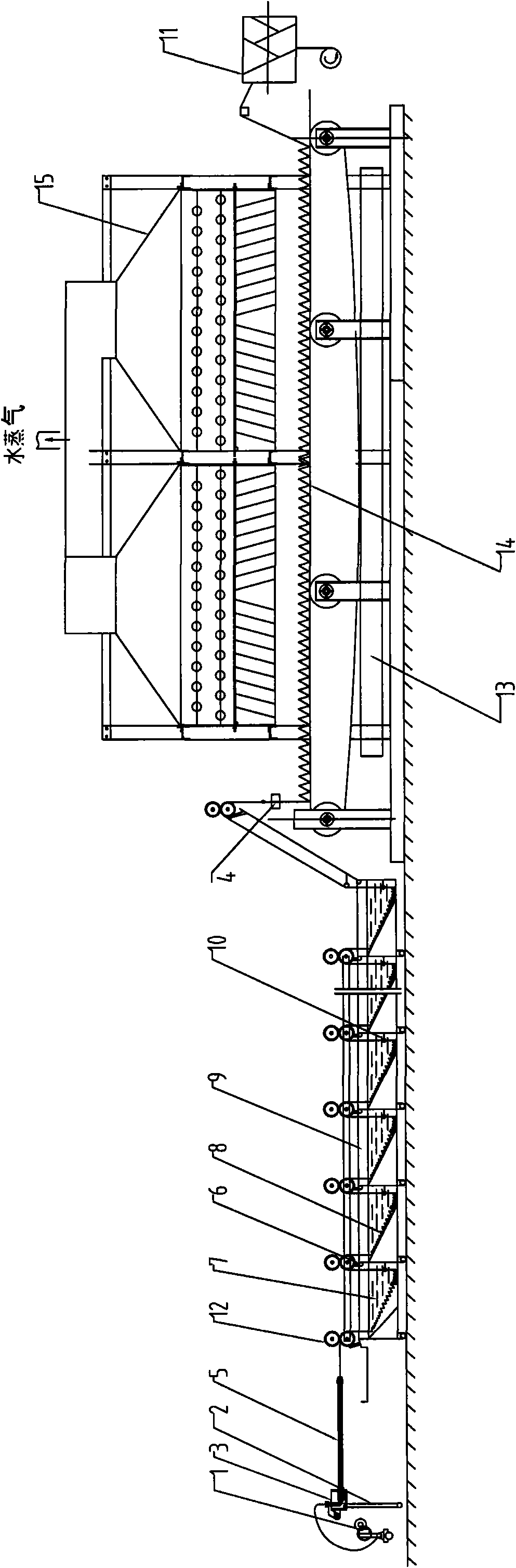 Continuous spinning process for viscose coarse denier flat filament