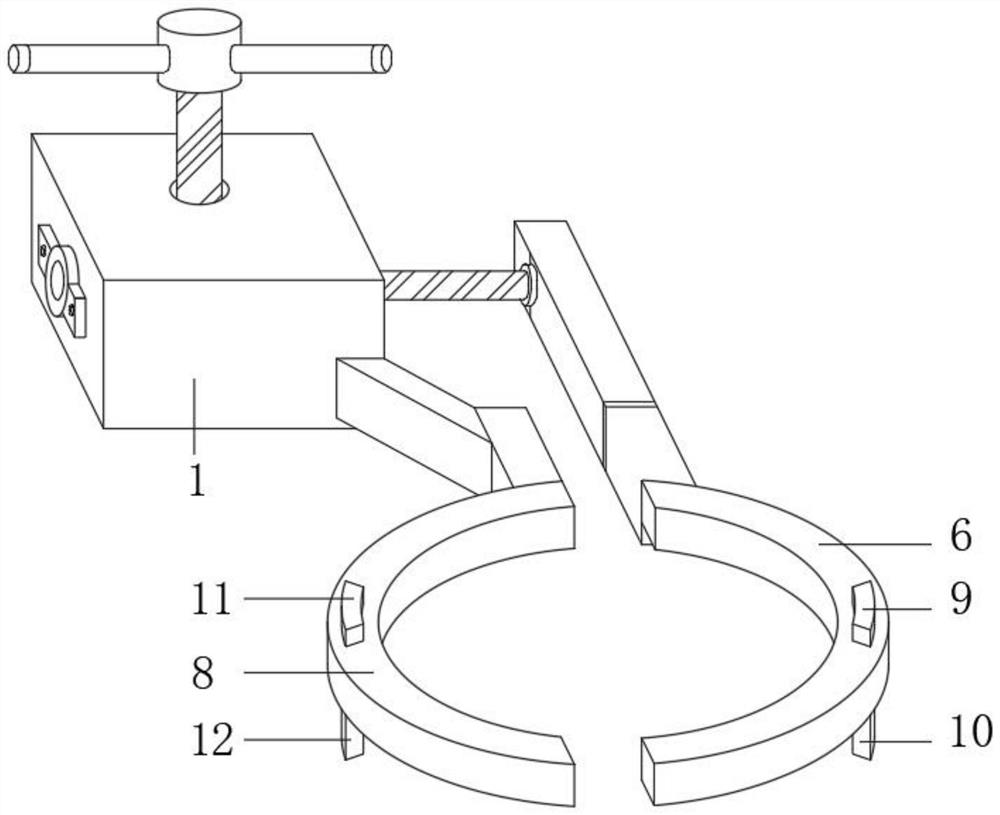 Surgical auxiliary annular traction device for breast surgery