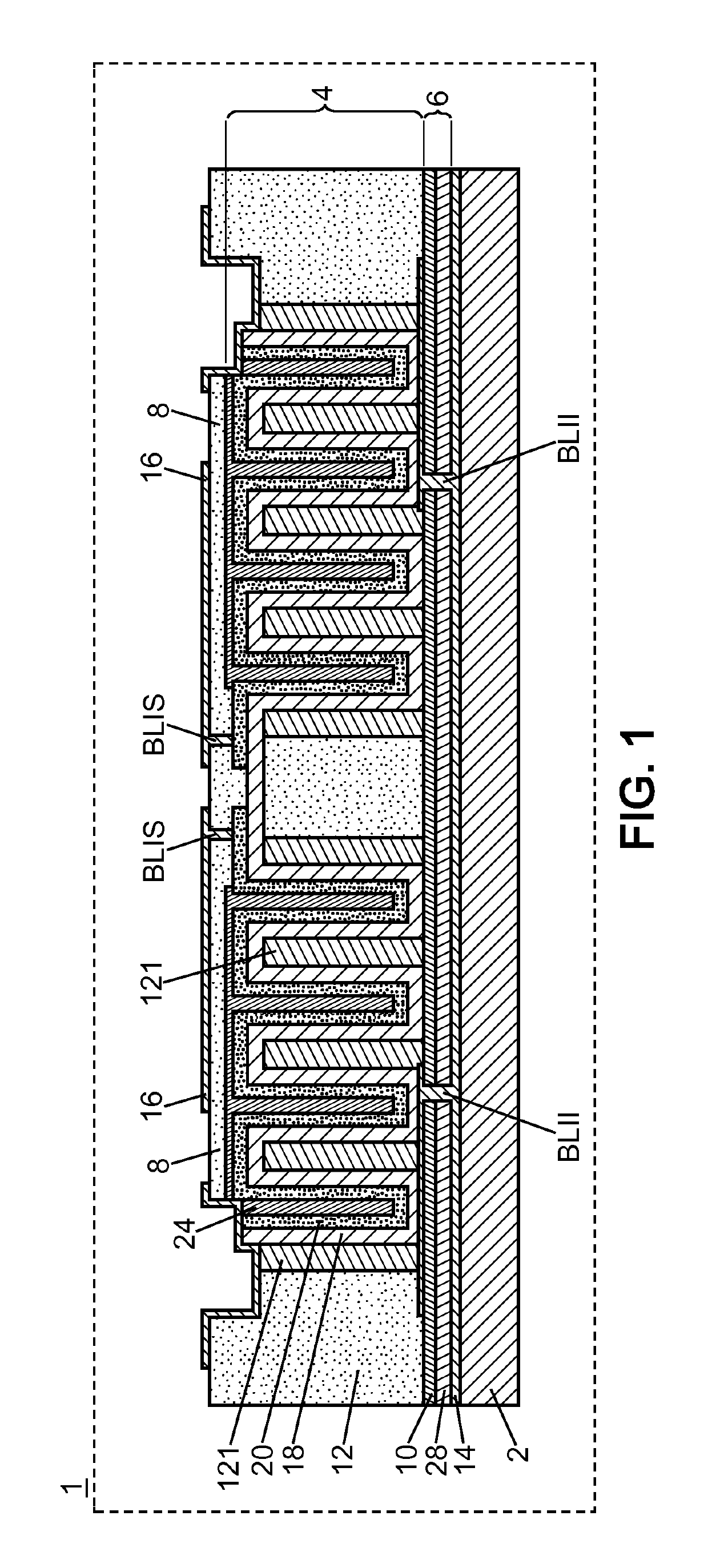 Capacitor formed in insulated pores of an anodized metal layer