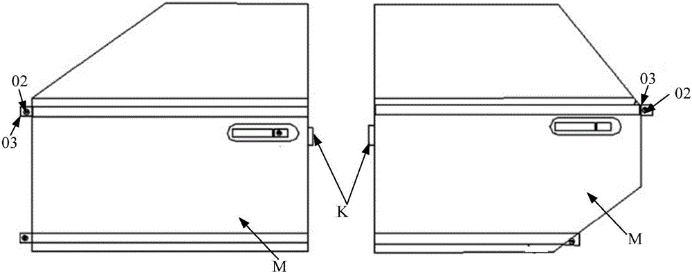 Vehicle door opening device