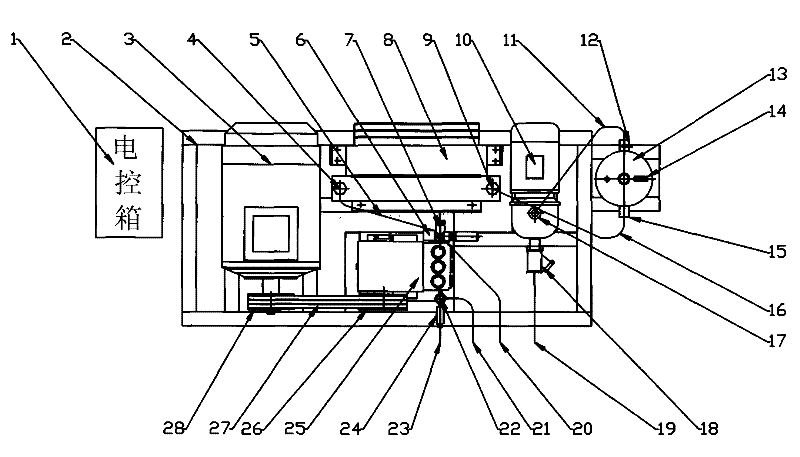 Industrial fixed high-pressure water supply device