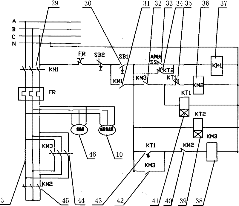 Industrial fixed high-pressure water supply device