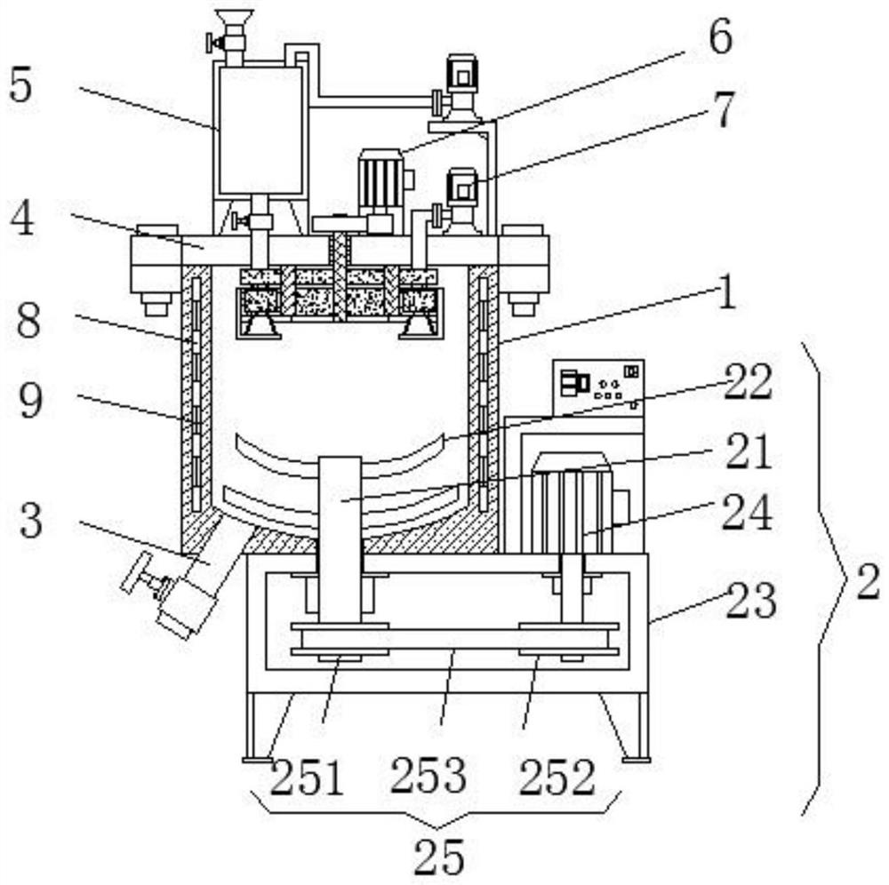 Device and method for modifying calcium carbonate powder with high coating rate