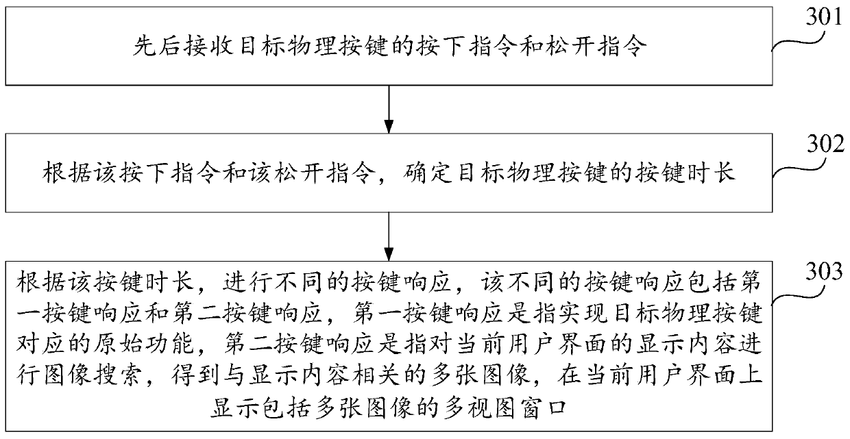 Key response method and device and storage medium