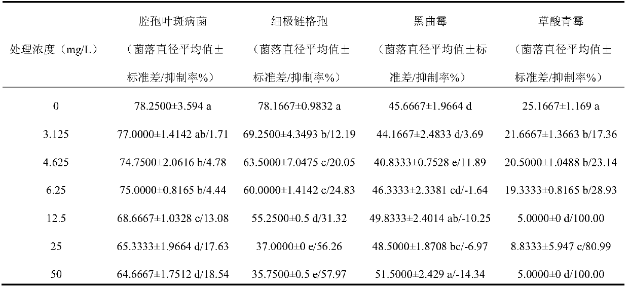 Peony cavity spore leaf spot pathogen separation and selection culture medium and application thereof