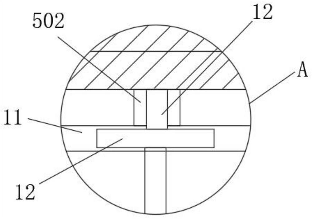 Color mixing device for producing six-color liquid eye shadow