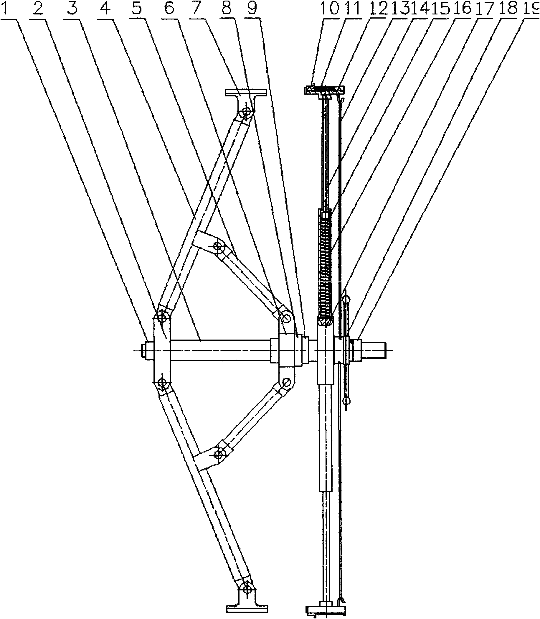 Measuring tool for diameter of adjustable convergence spout
