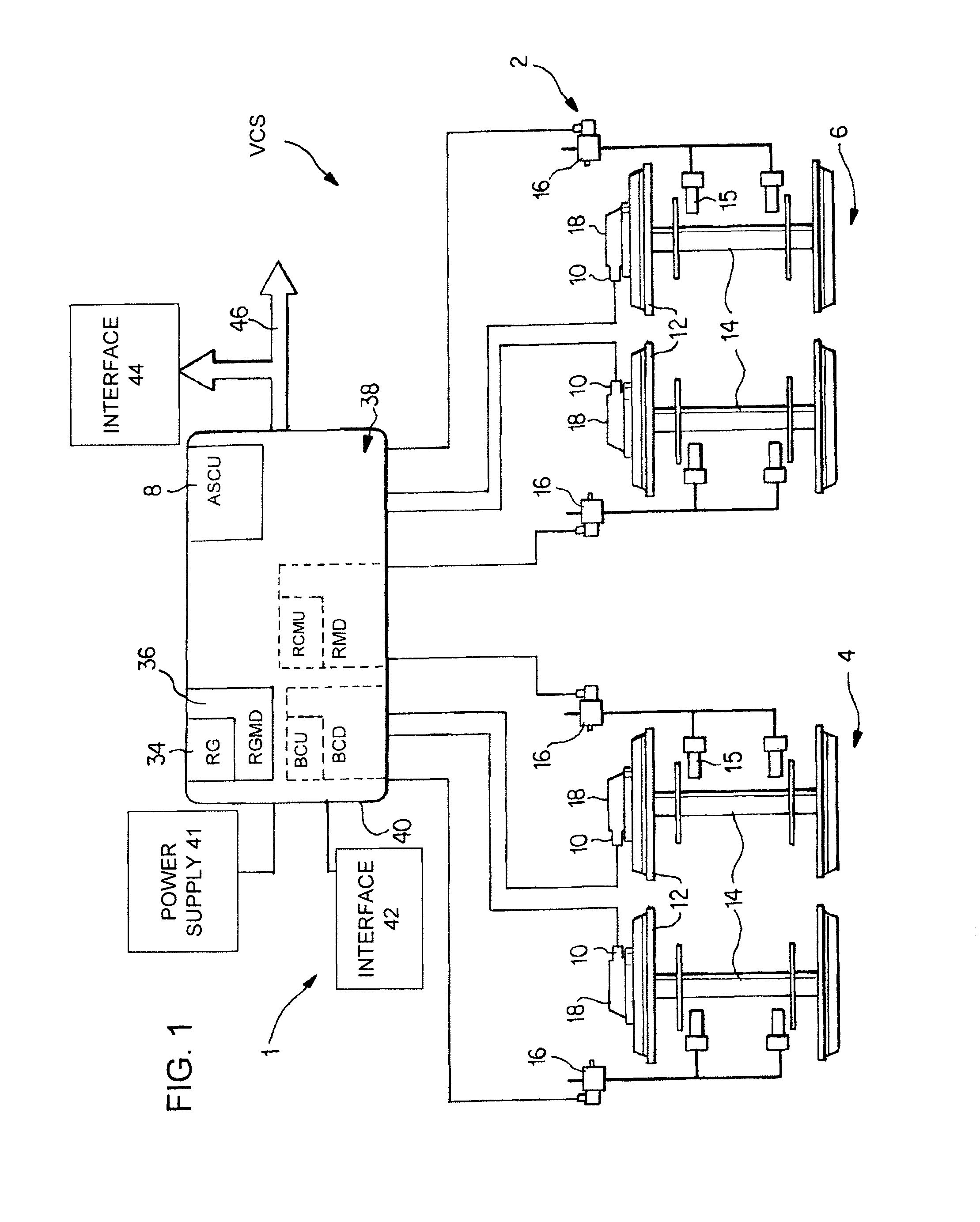 Control device for a rail vehicle