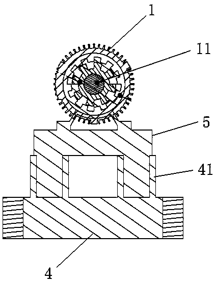 Grease lubrication rolling bearing service life acceleration experiment device based on switched reluctance motor