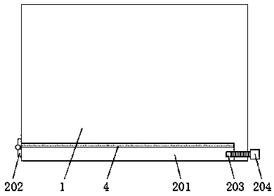 Intrusion prevention terminal convenient to disassemble and assemble