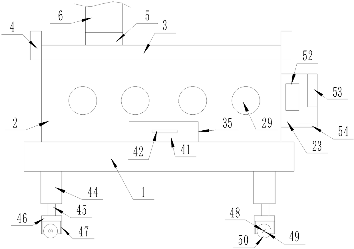 A device for automatically leveling walls