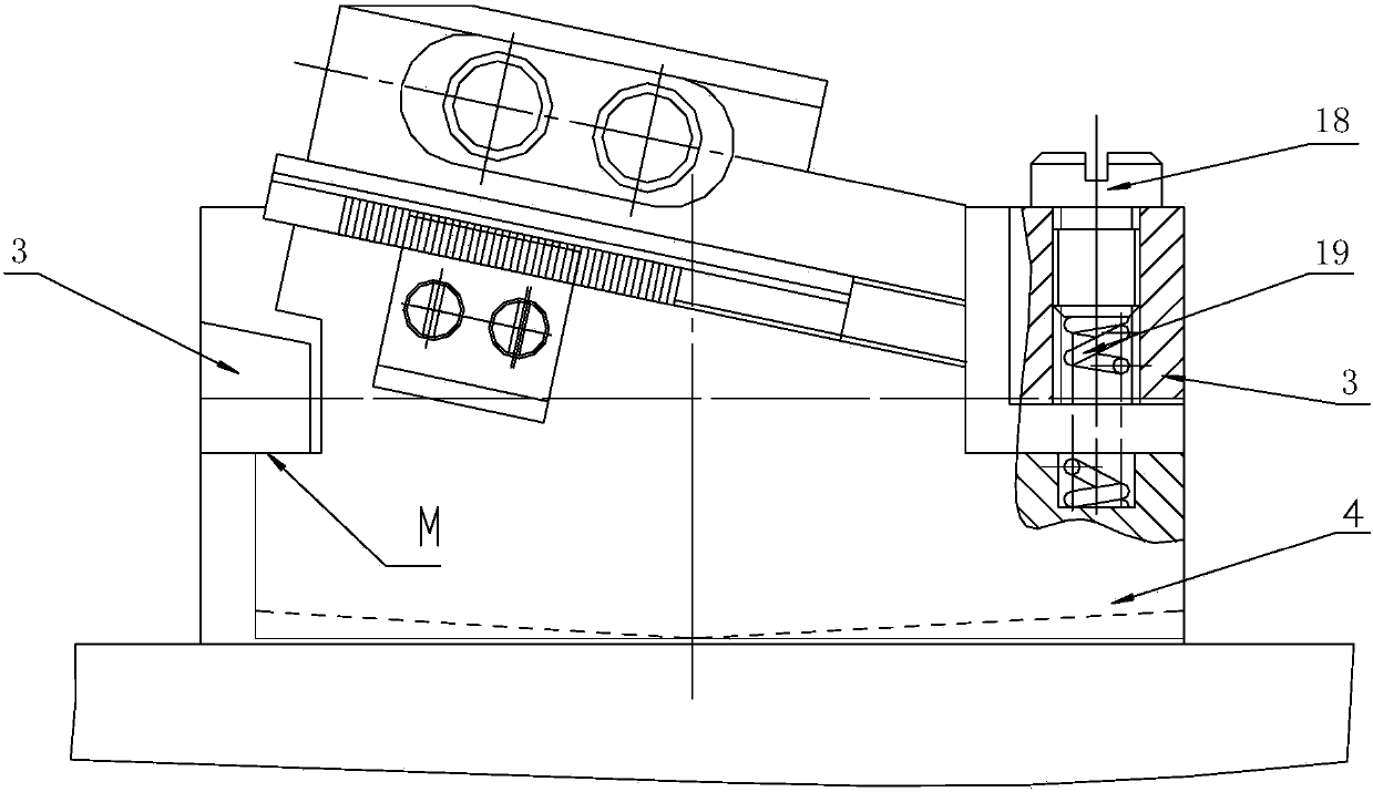 Small modulus straight bevel gear CNC gear planer with cutter and adjustment device