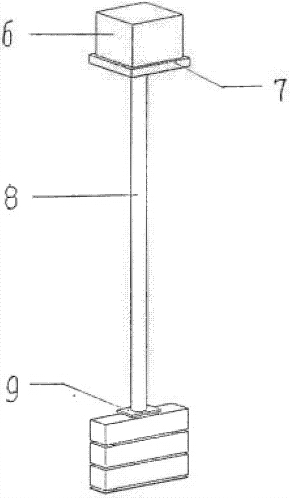 Loading device and method for exposure test of compression concrete