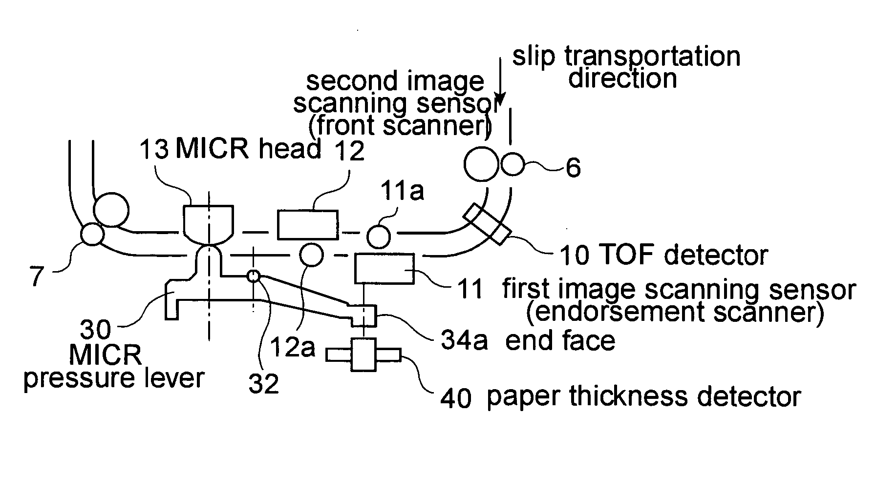 Check multifeed detection apparatus for use in a check processing terminal and detection method