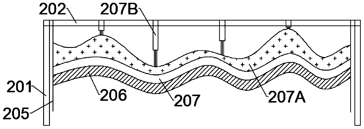 One-dimensional simulation device for development simulation experiment apparatus of natural gas hydrate