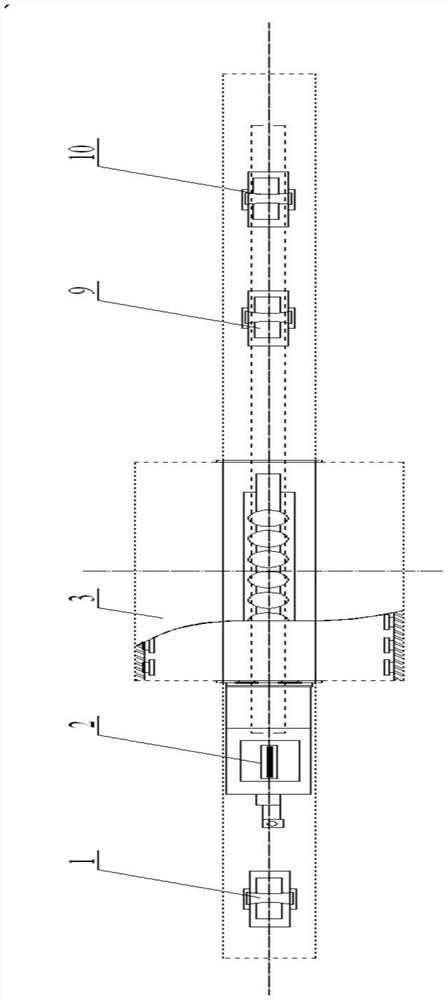 Surface anti-hardness machining system for core rod machining