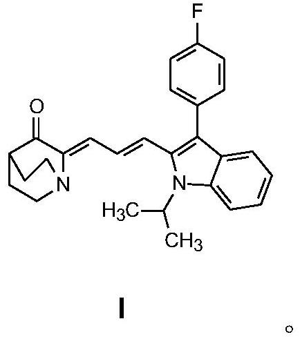 A quinuclidone compound, its application as a solid-state green light-emitting organic luminescent material and its preparation method