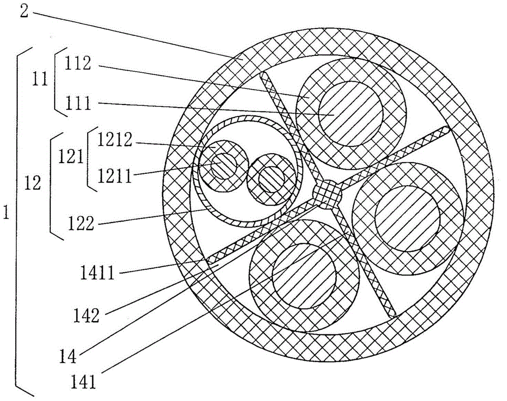 Cable for charging facility of electric automobile