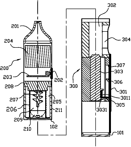 Baking type smoking device enabling amount of heated tobacco to be controlled