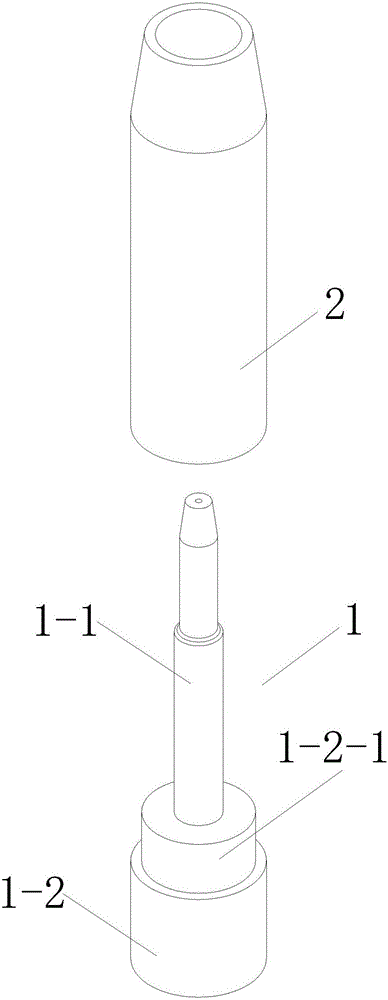 Split nozzle cap tube of welding gun for gas metal arc welding process