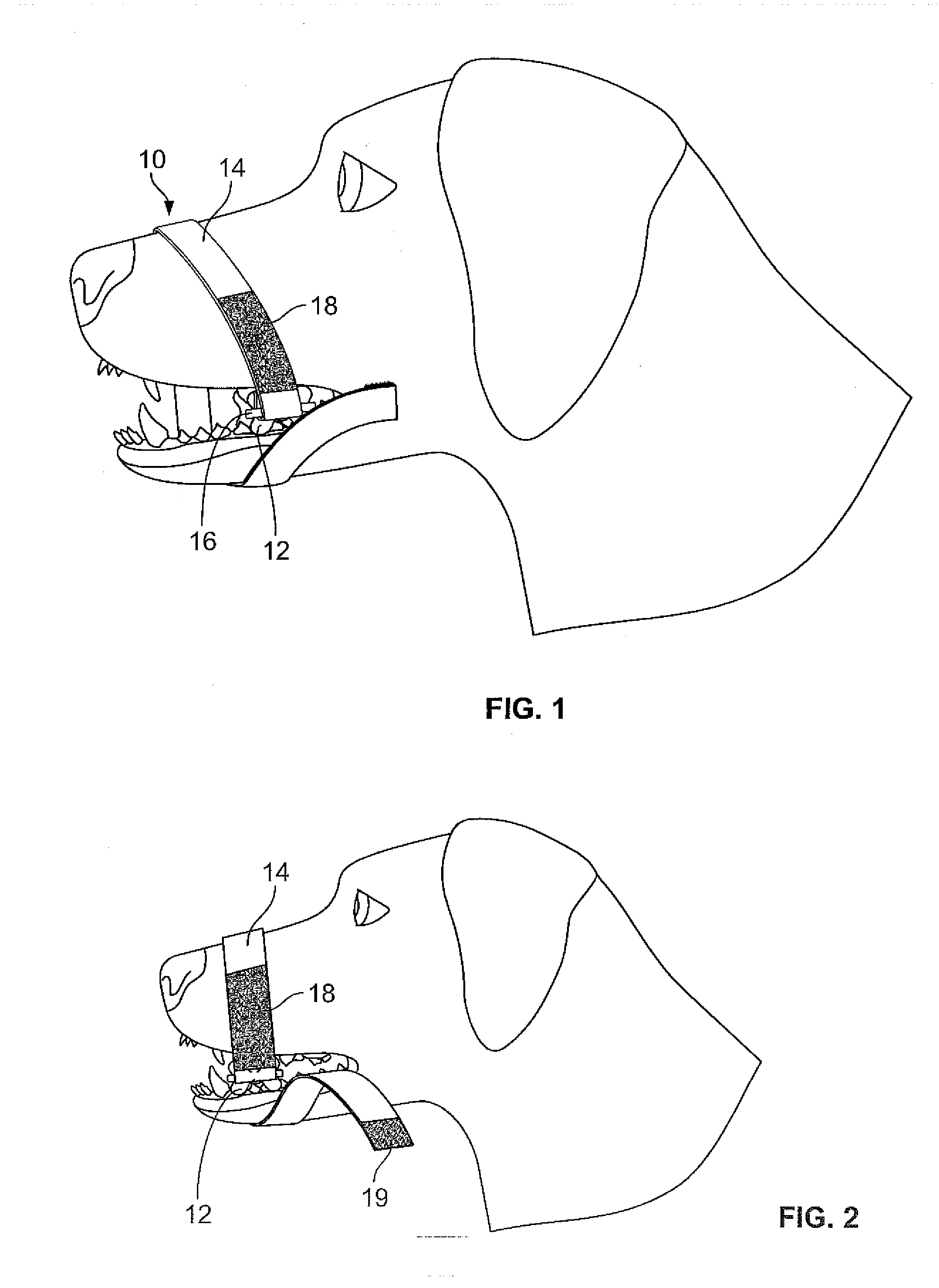 Apparatus for holding open the mouth of an animal with its jaws in a fixed relationship for performing a medical or dental procedure