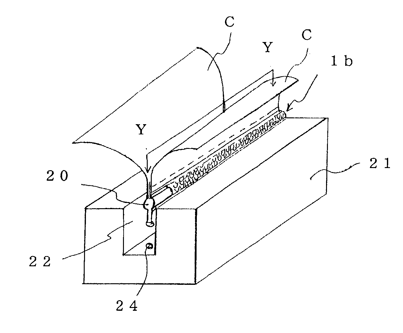 Locking connection member of covering material and method of manufacturing covered cushion formed body