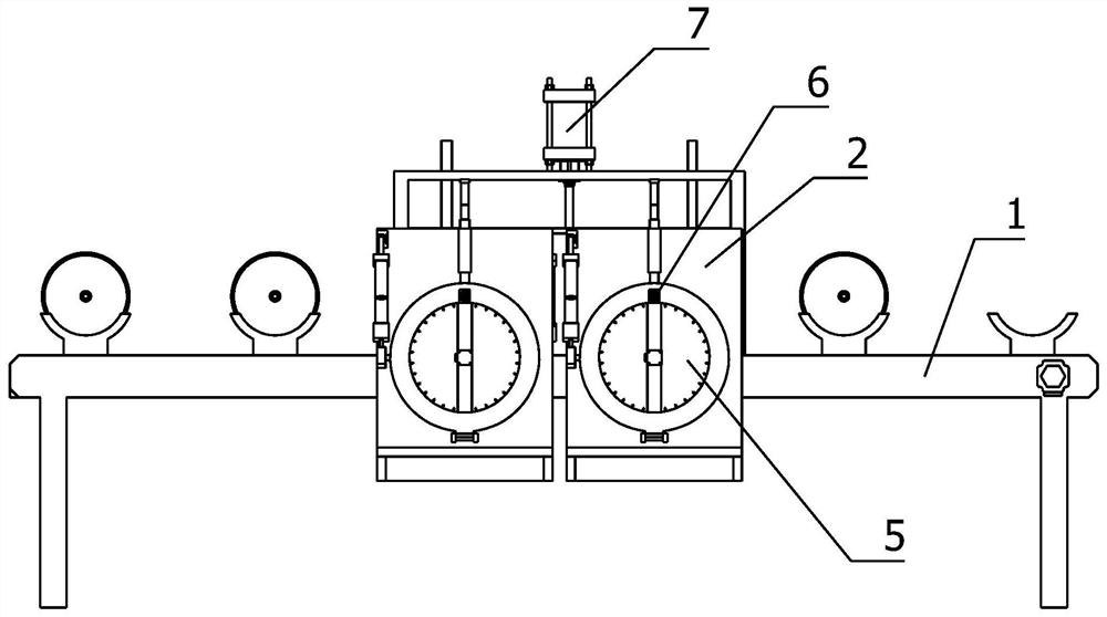 A washing machine drum high-speed energy-saving bearing oil seal press-fit integrated machine