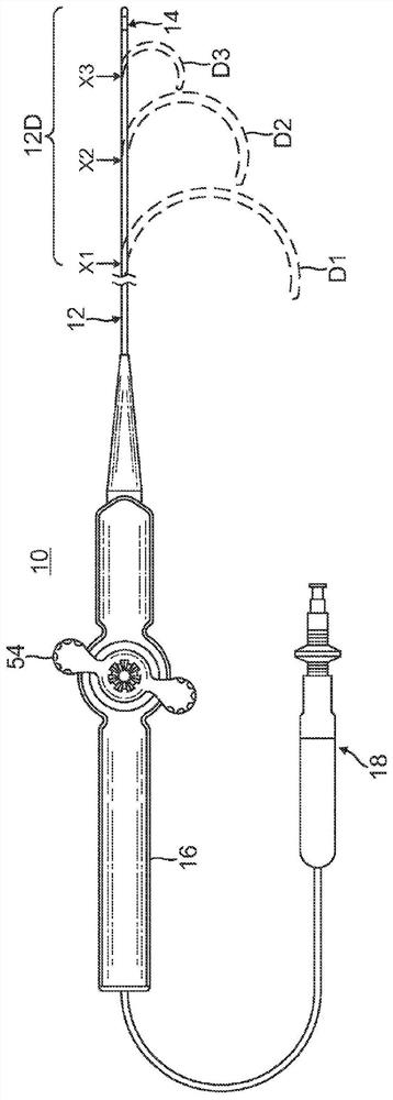 Steerable sheath with variable curve span