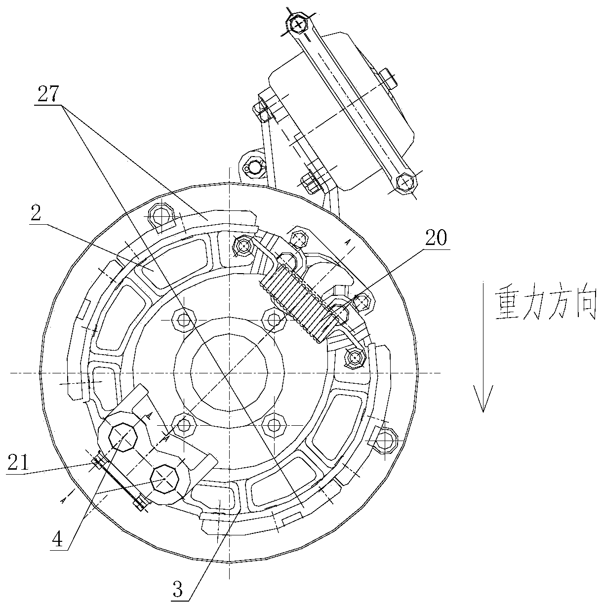 Drum brake and vehicle brake system