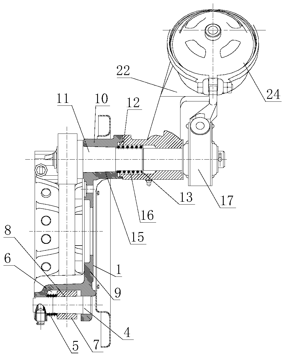 Drum brake and vehicle brake system