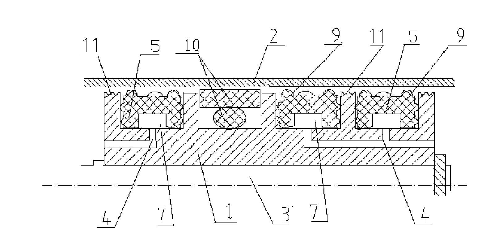 Compound sealing device