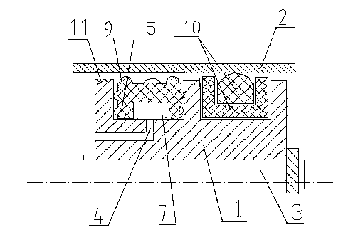 Compound sealing device