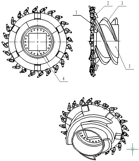 Semi-wedge type roller
