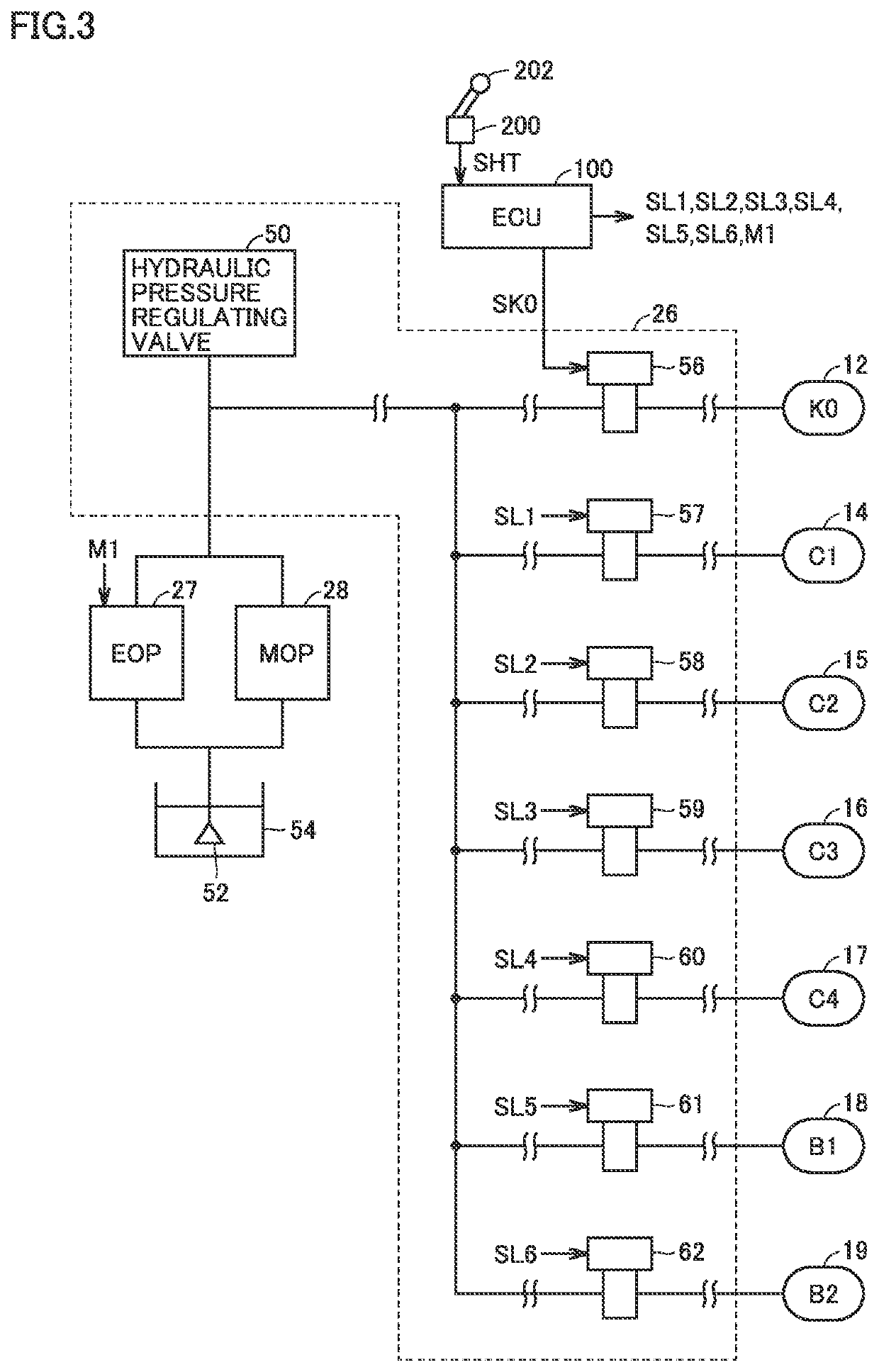 Drive device for hybrid vehicle