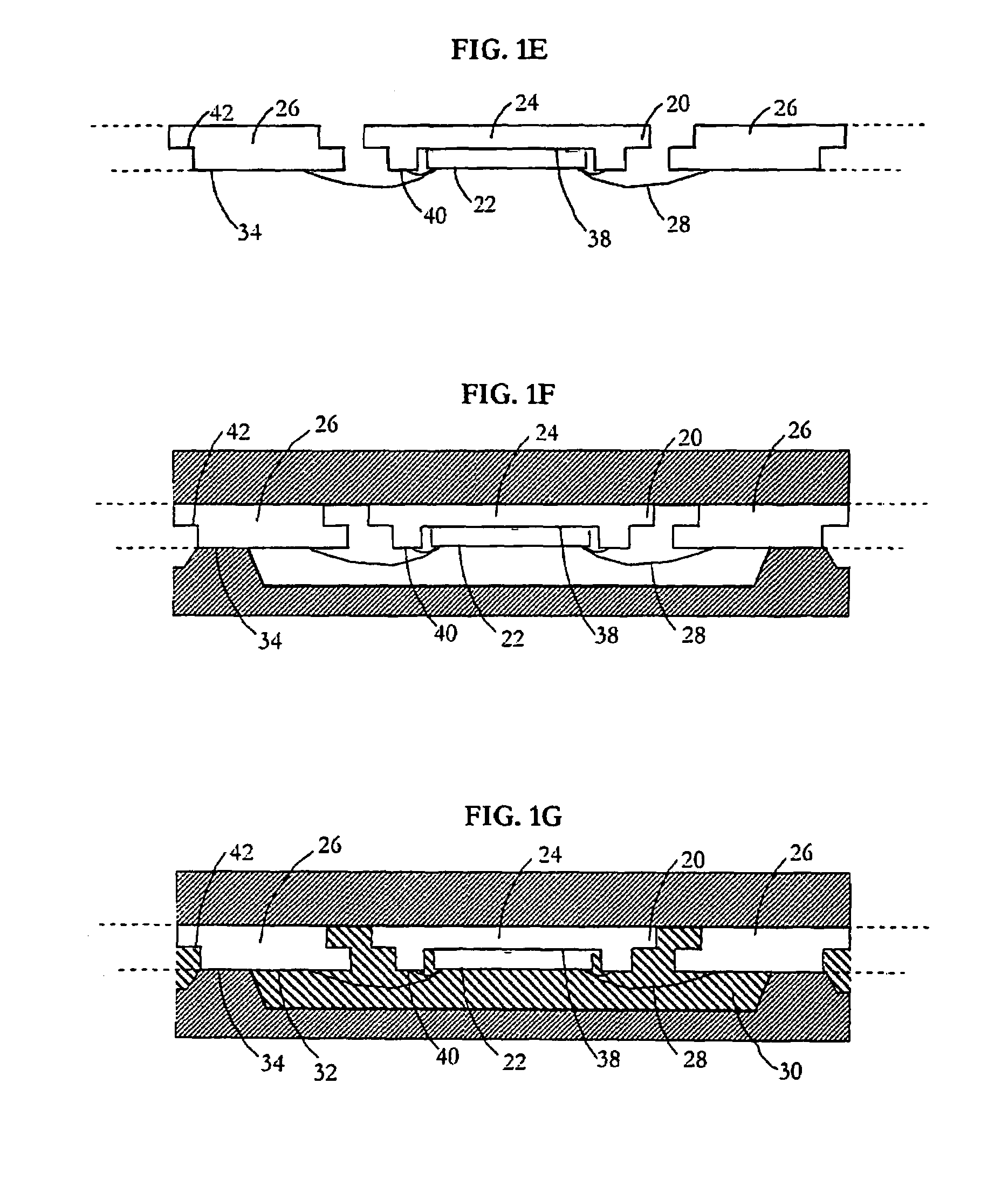 Integrated circuit package and process for fabricating the same