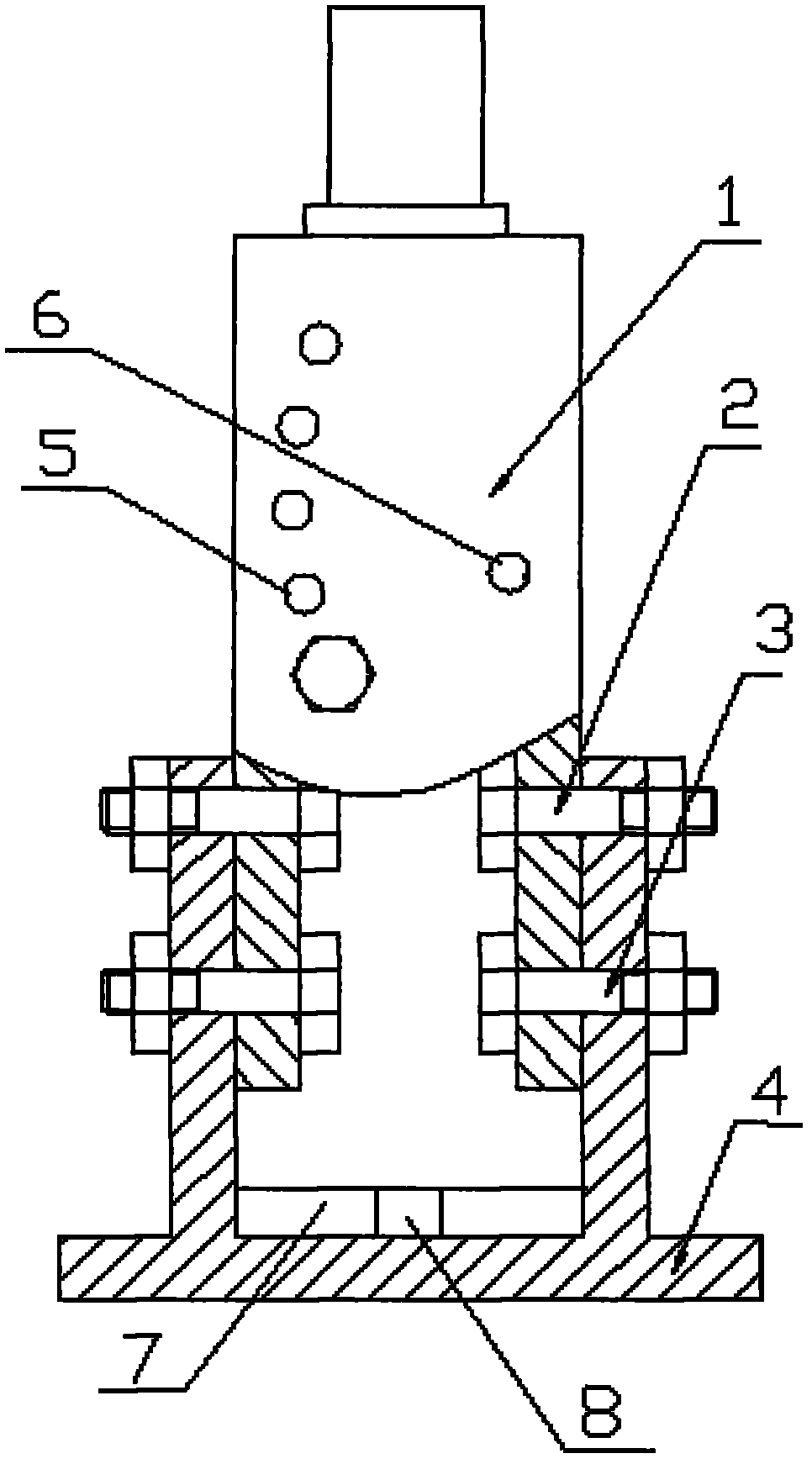 Novel oil press structure