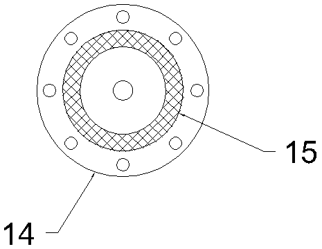 A layered circulating oil-water separator